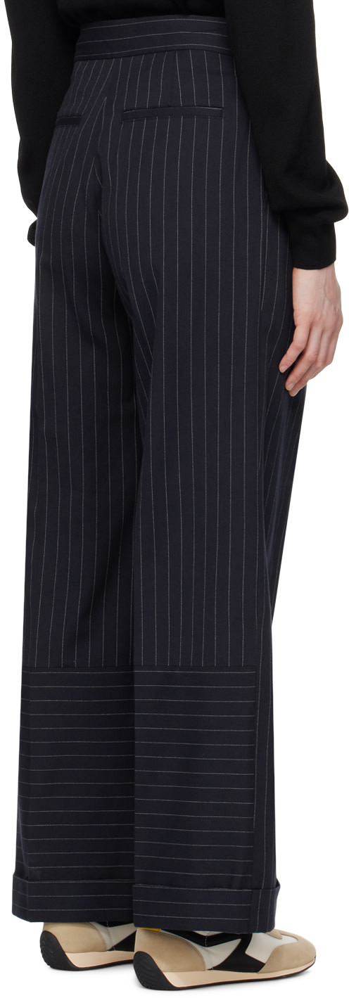 MAISON KITSUNÉ STRIPED CASUAL PANTS