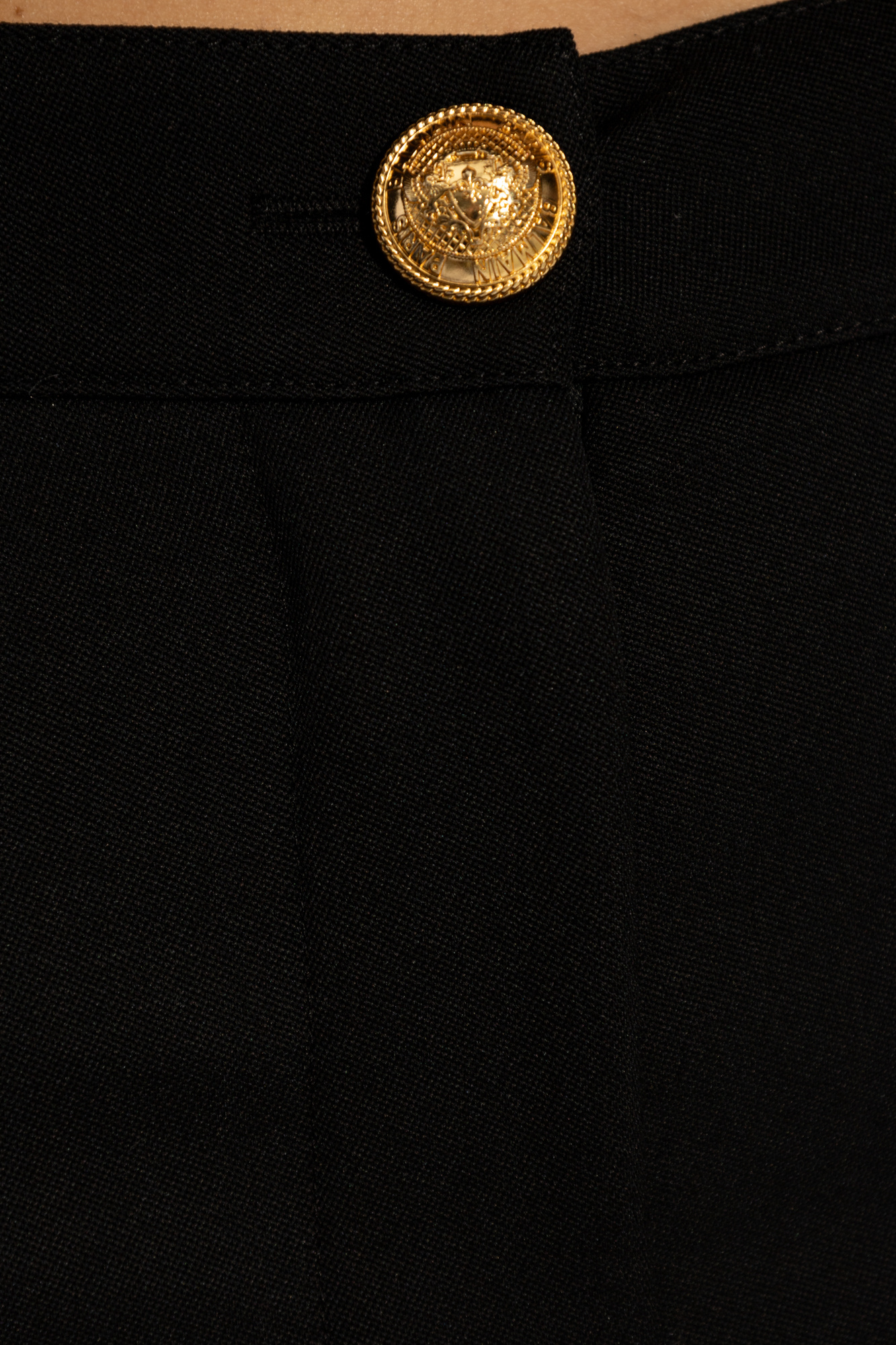 Balmain Tapered Tailored Trousers In Black