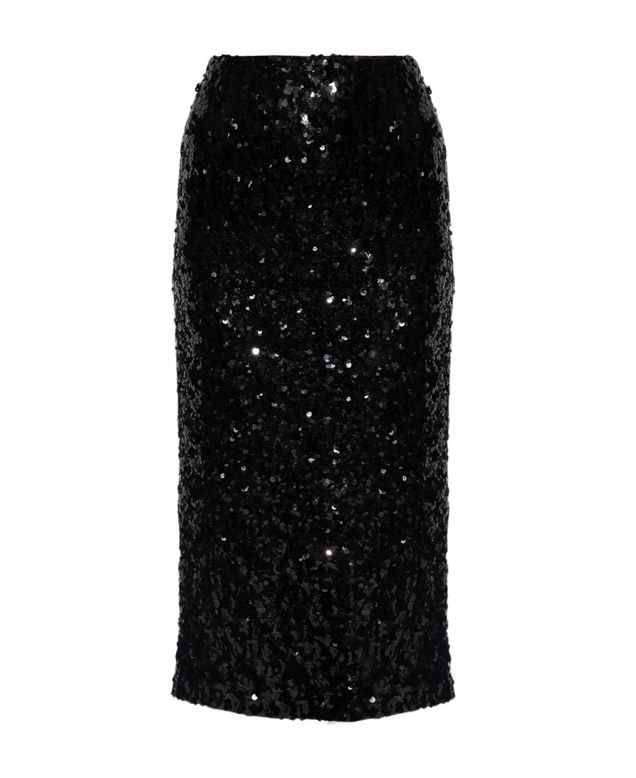Dolce & Gabbana Sequinned Pencil Midi Skirt