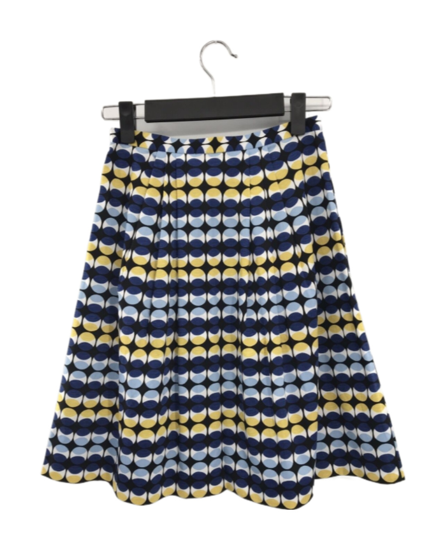 Max Mara Pleated Skirt In Multicolor
