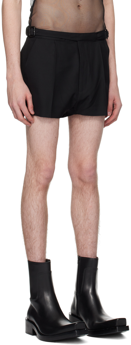 Egonlab Belt-loop Shorts In Black