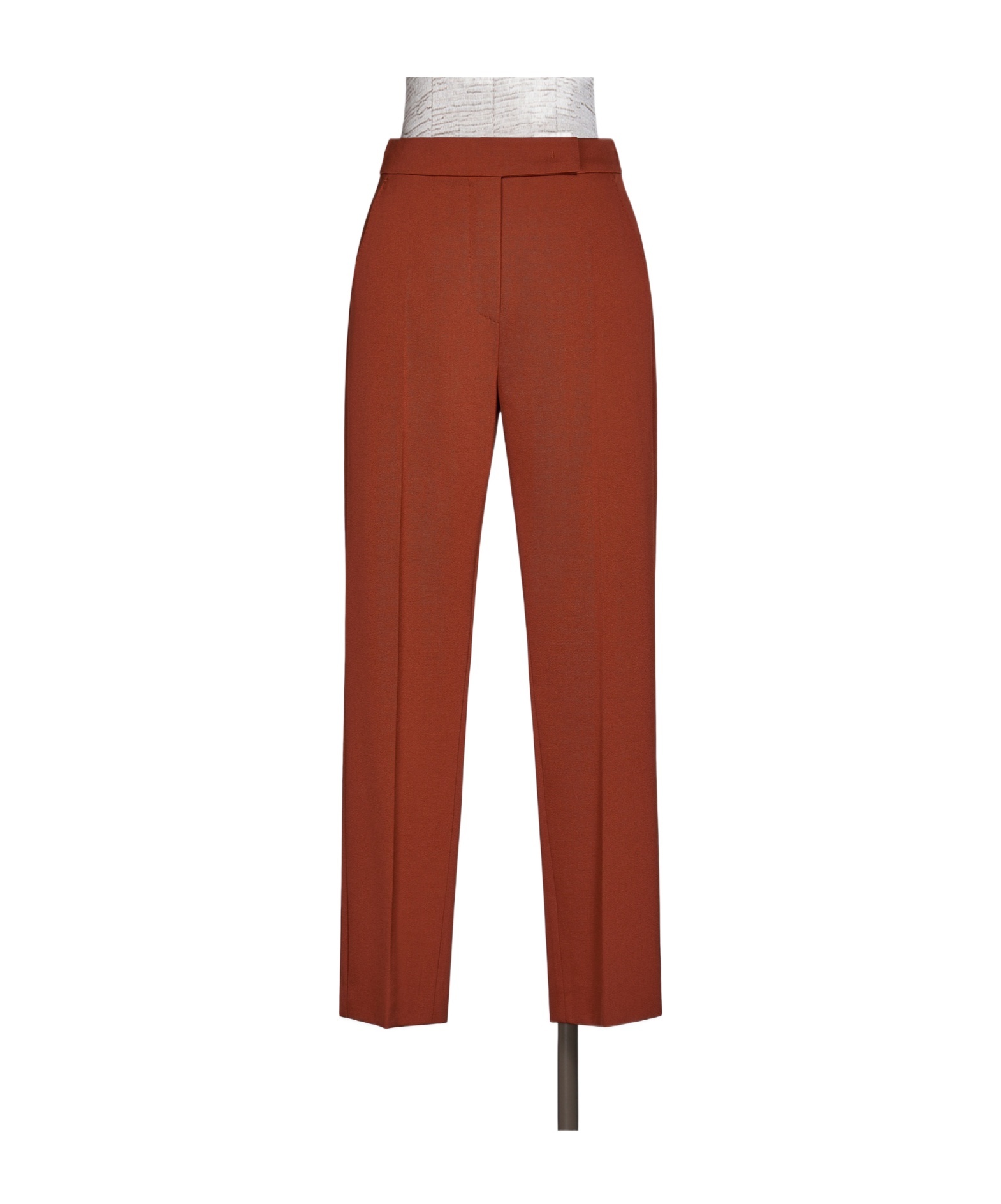 Max Mara Wool Casual Pants In Red