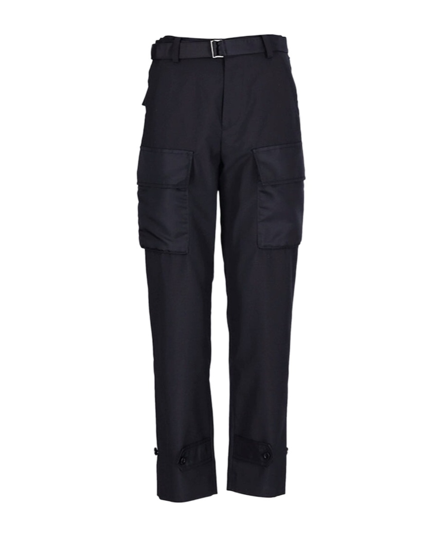 SACAI HIGH-RISE TROUSERS