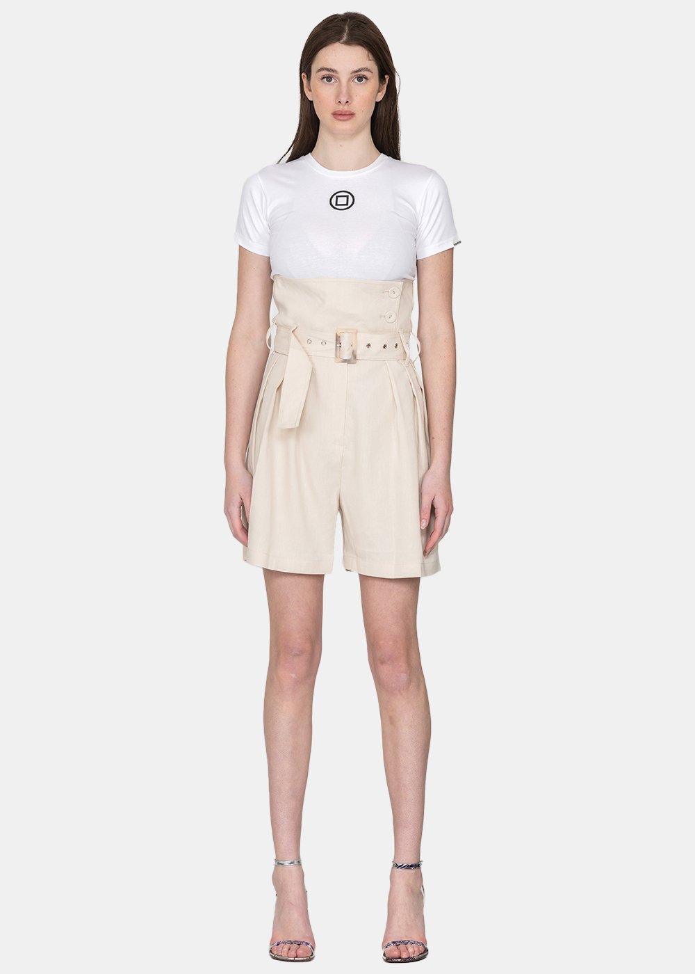 Kimhēkim High Waist Shorts In Pink
