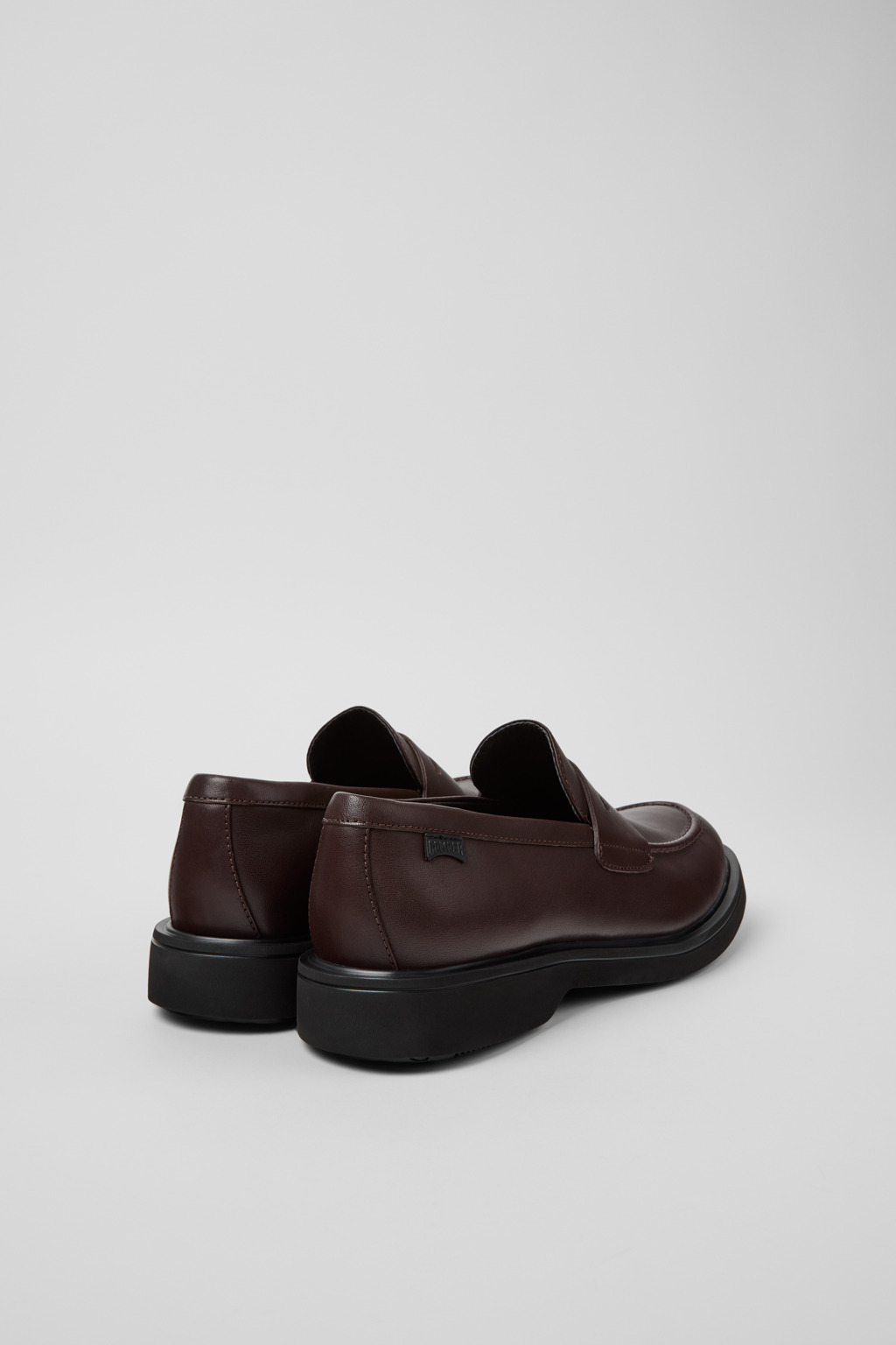 Camper Round-toe Loafers In Brown
