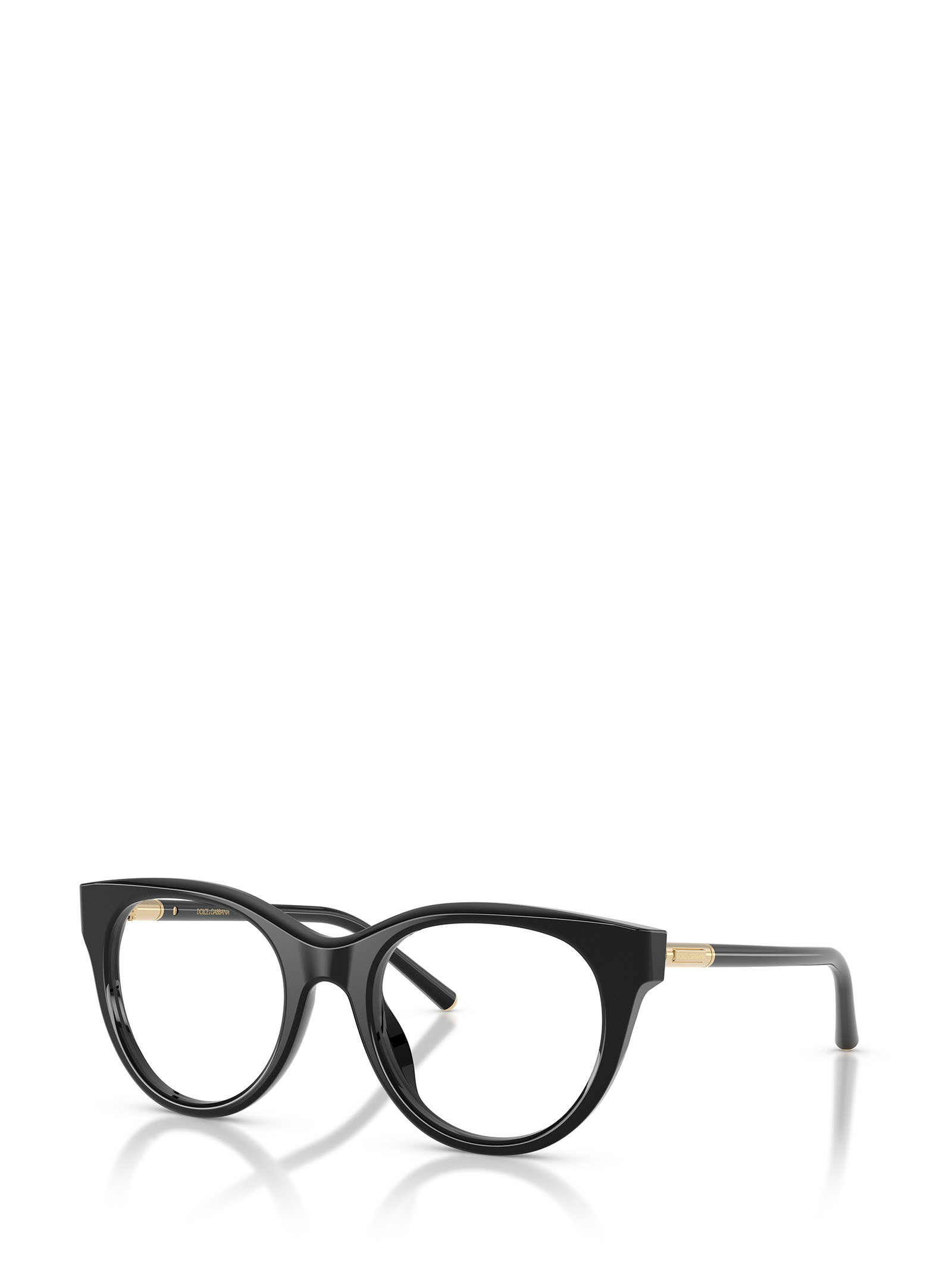 Dolce & Gabbana Full Frame Plain Mirror In Black