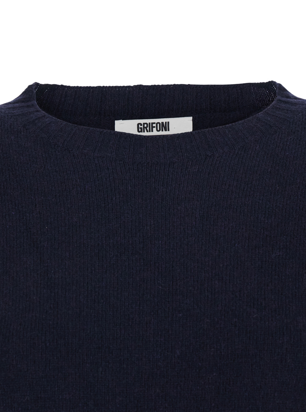 Mauro Grifoni Crewneck Sweater In Black