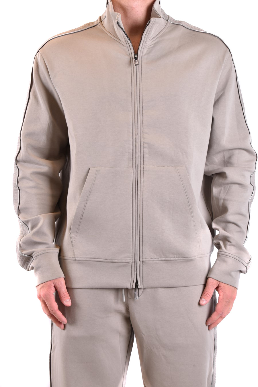 Emporio Armani Men's Blouson Jacket In Nude