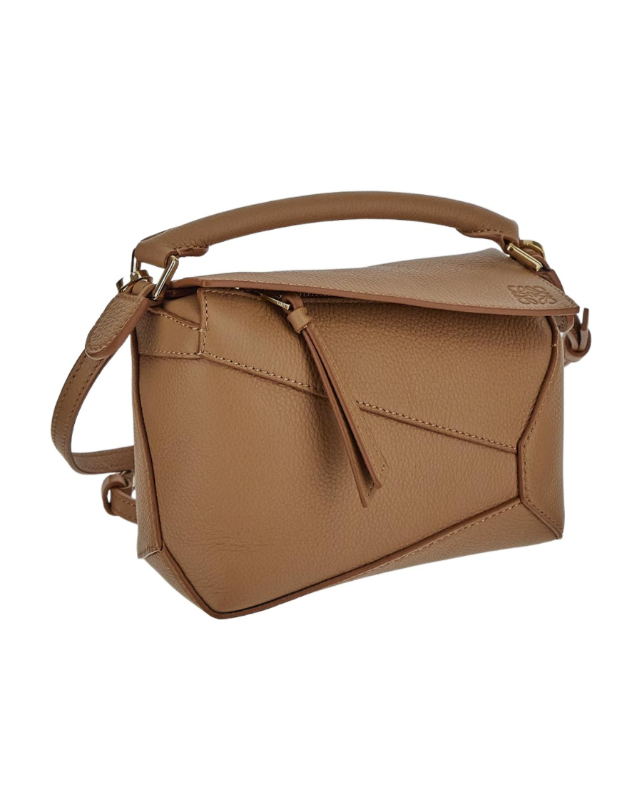 LOEWE MINI PUZZLE BAG IN SOFT GRAINED CALFSKIN