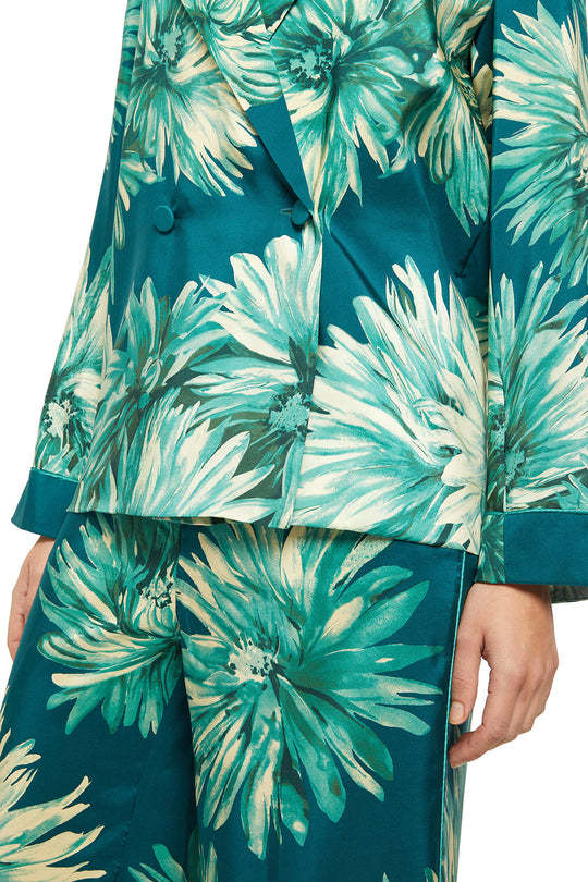 F.r.s For Restless Sleepers Long-sleeved Suit Coat In Green