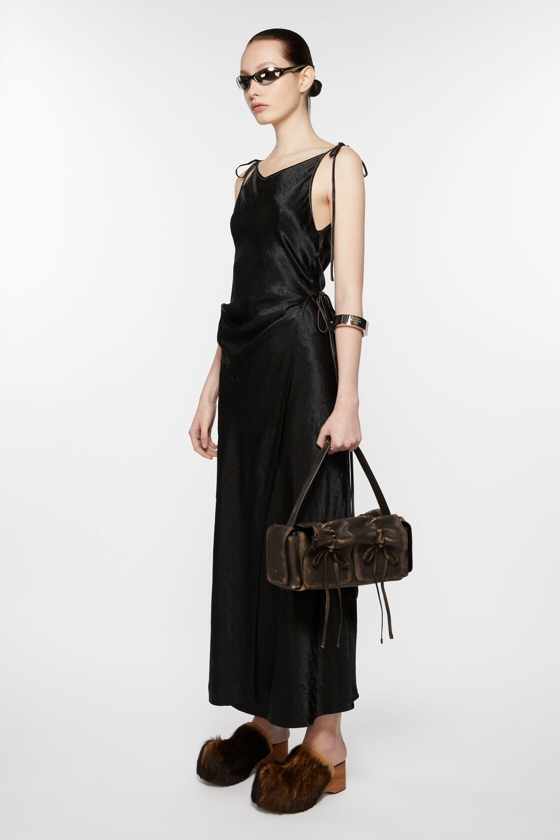 Shop Acne Studios Faded-effect Tote Bag In Black