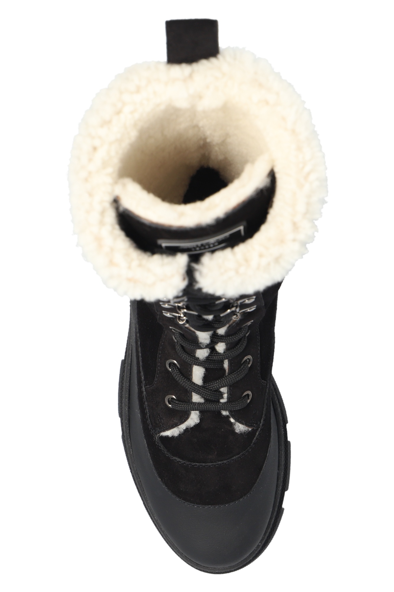 Jimmy Choo Aldea Lace-up Suede Boots In Black