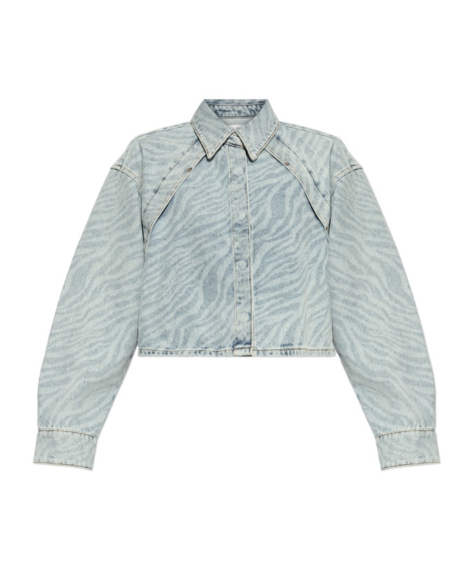 Iro Eslem Denim Jacket In Gray
