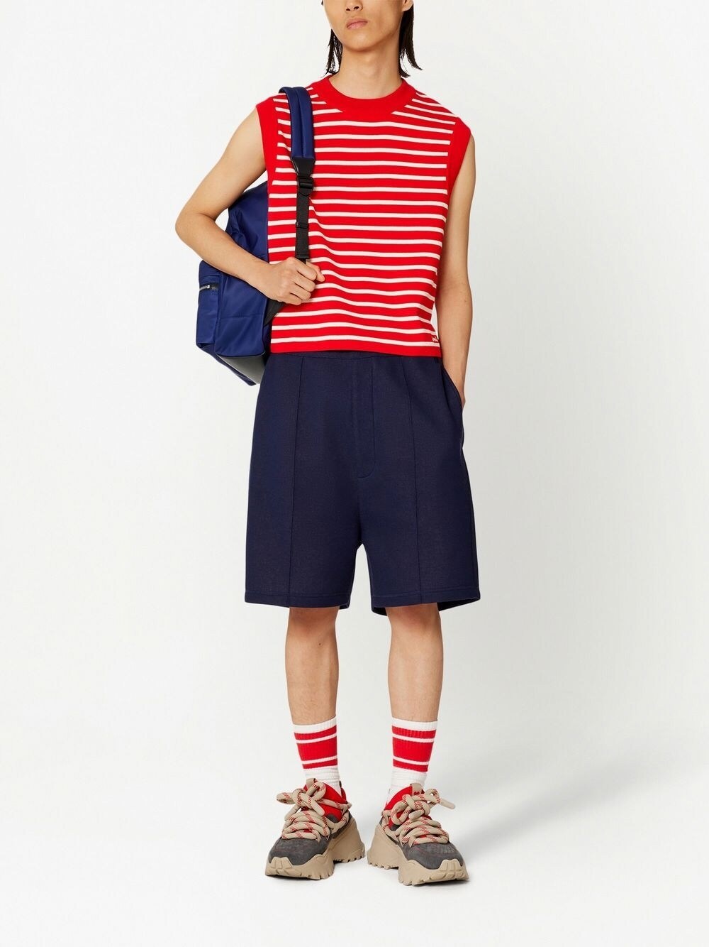 AMI ALEXANDRE MATTIUSSI AMI DE COEUR TRACK SHORTS