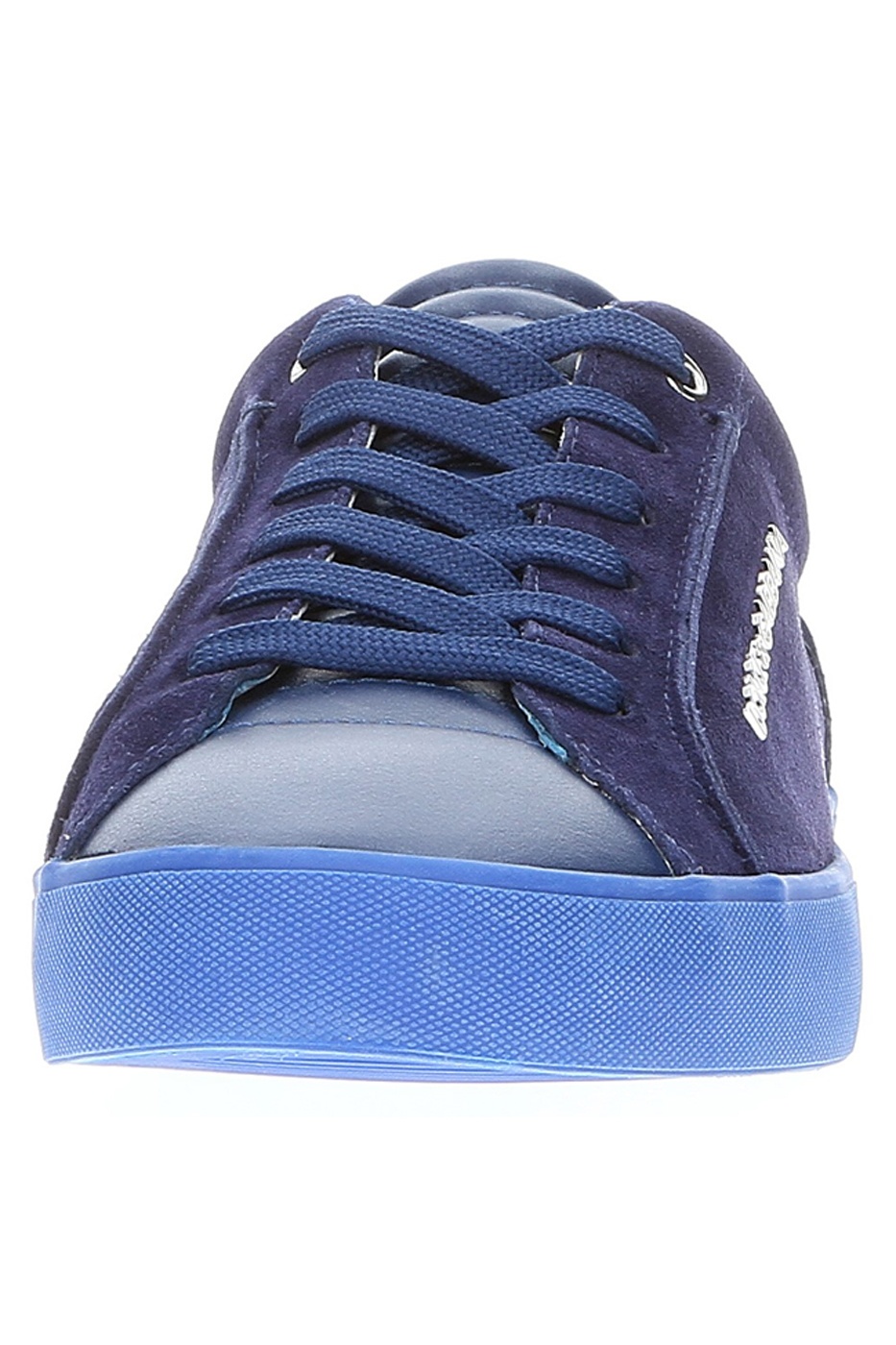 Dolce & Gabbana Blue Logo Casual Sneakers In Blue