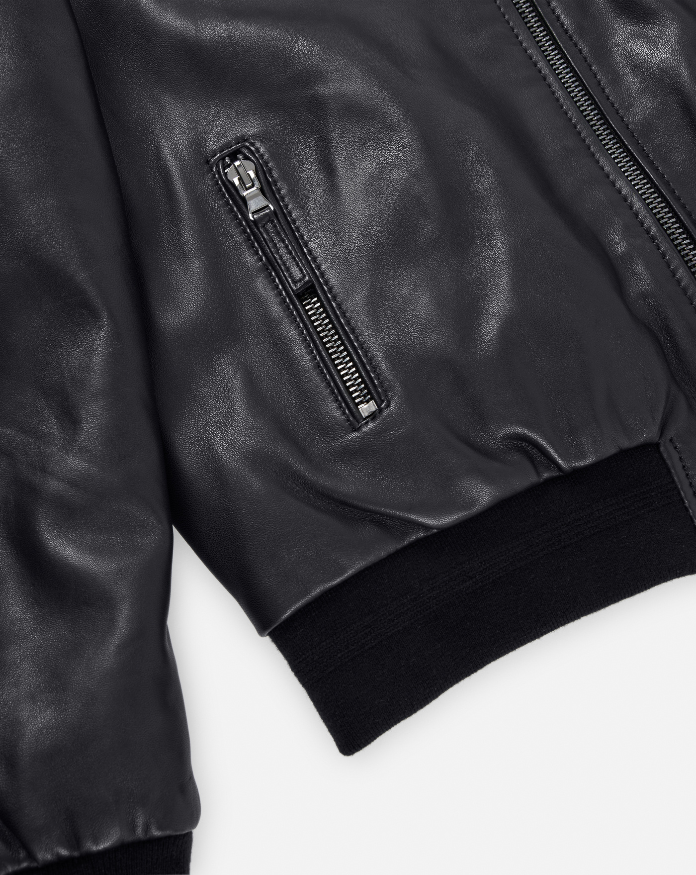 The Jack Leathers Double-sided Casual Jacket In Black