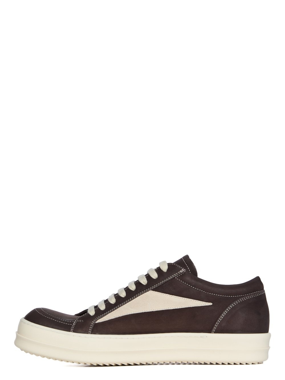 Rick Owens Sneakers Low-top Concordians Runway Vintage In Suede Leather In Brown