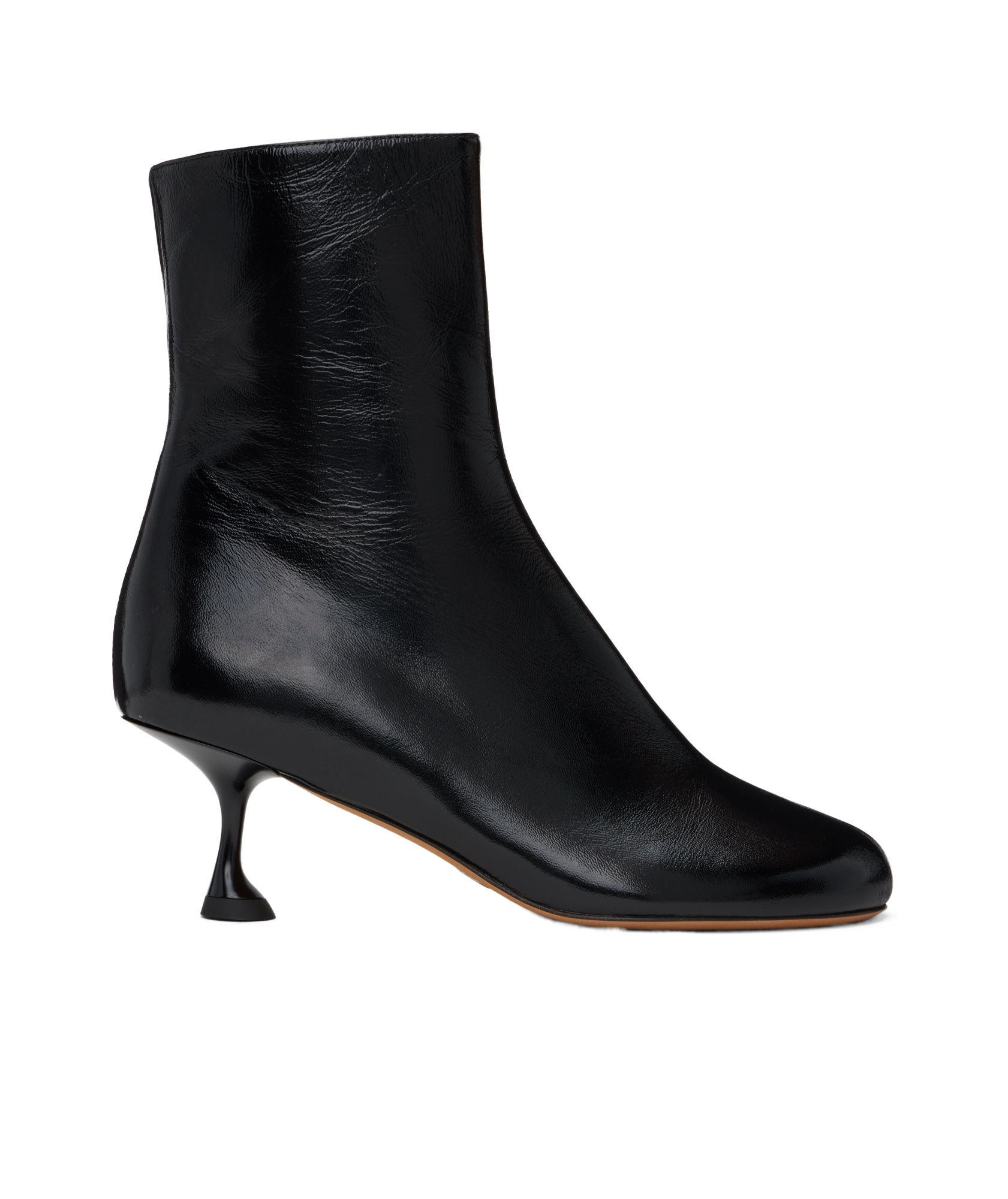 Proenza Schouler 65mm Tee Leather Ankle Boots In Black