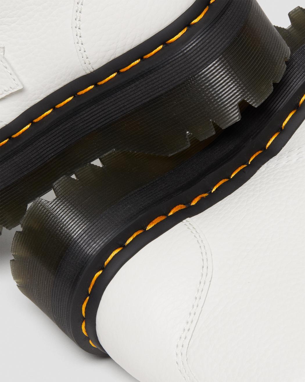 Dr. Martens' Thick-soled Short Boots In White