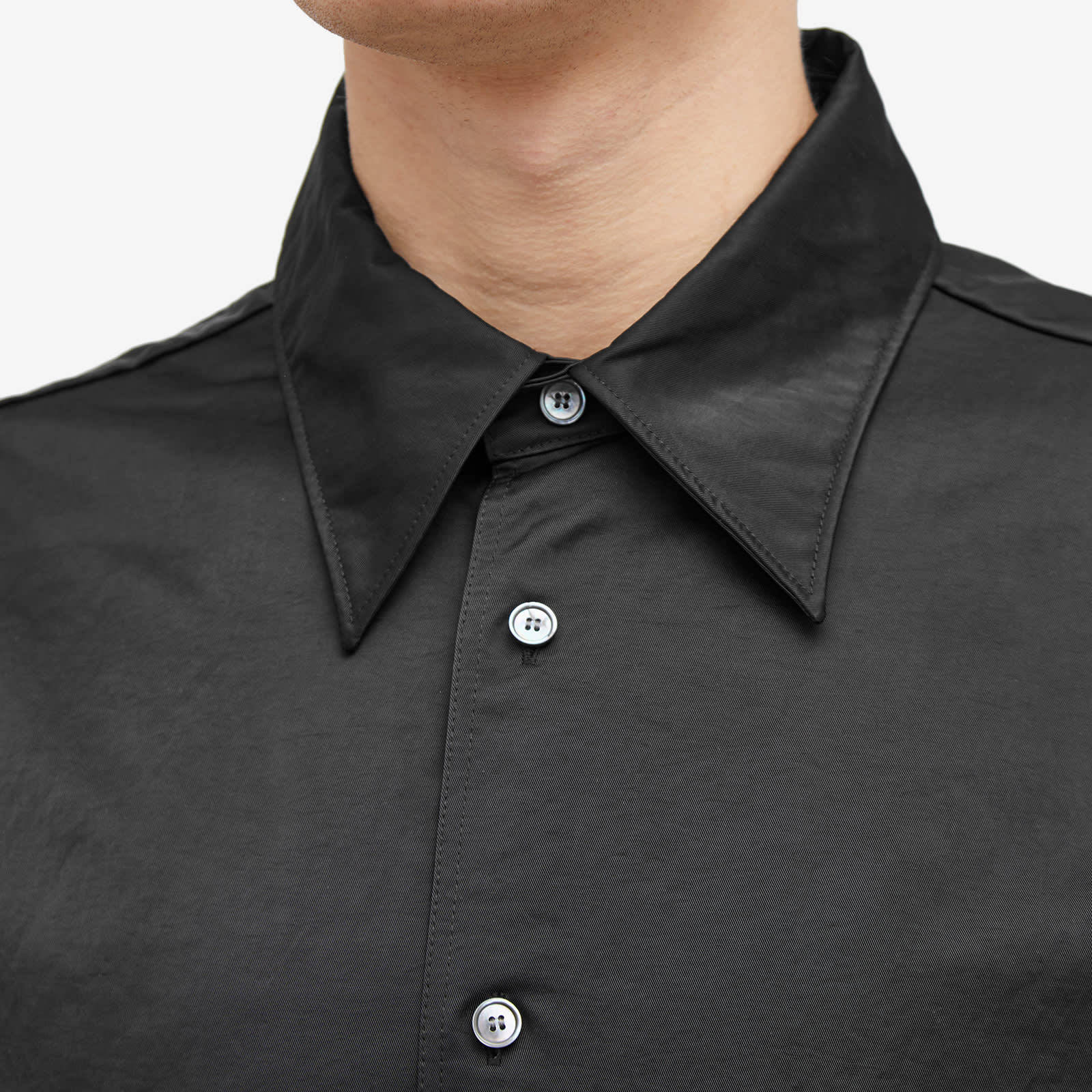 Acne Studios Long-sleeved Casual Jacket In Black