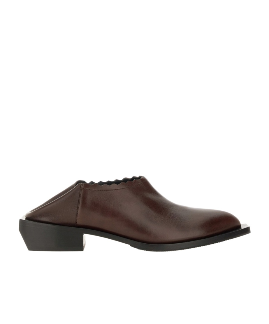 Moschino Women's Shootie Cuban Heel In Brown