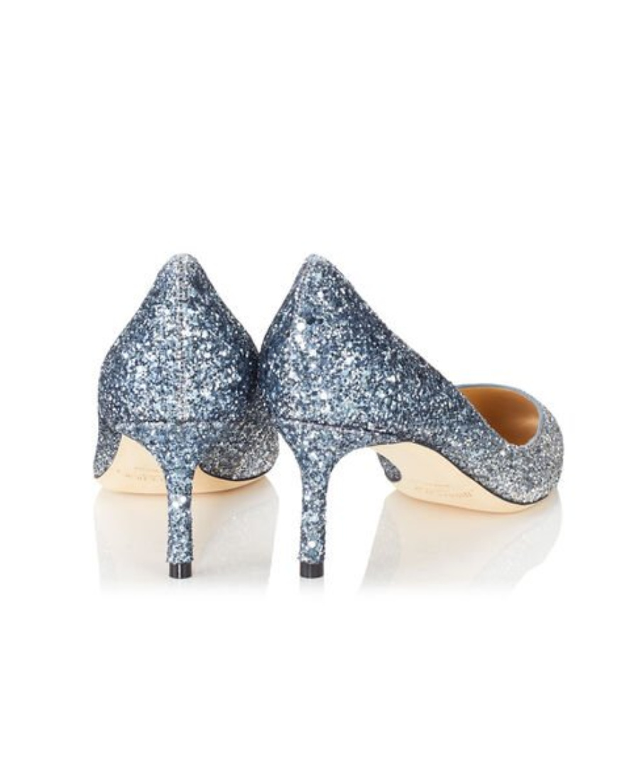 Jimmy Choo Pointed Logo Heels In Multicolor