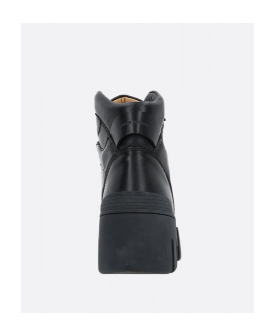Isabel Marant Lace-up Leather Boots In Black