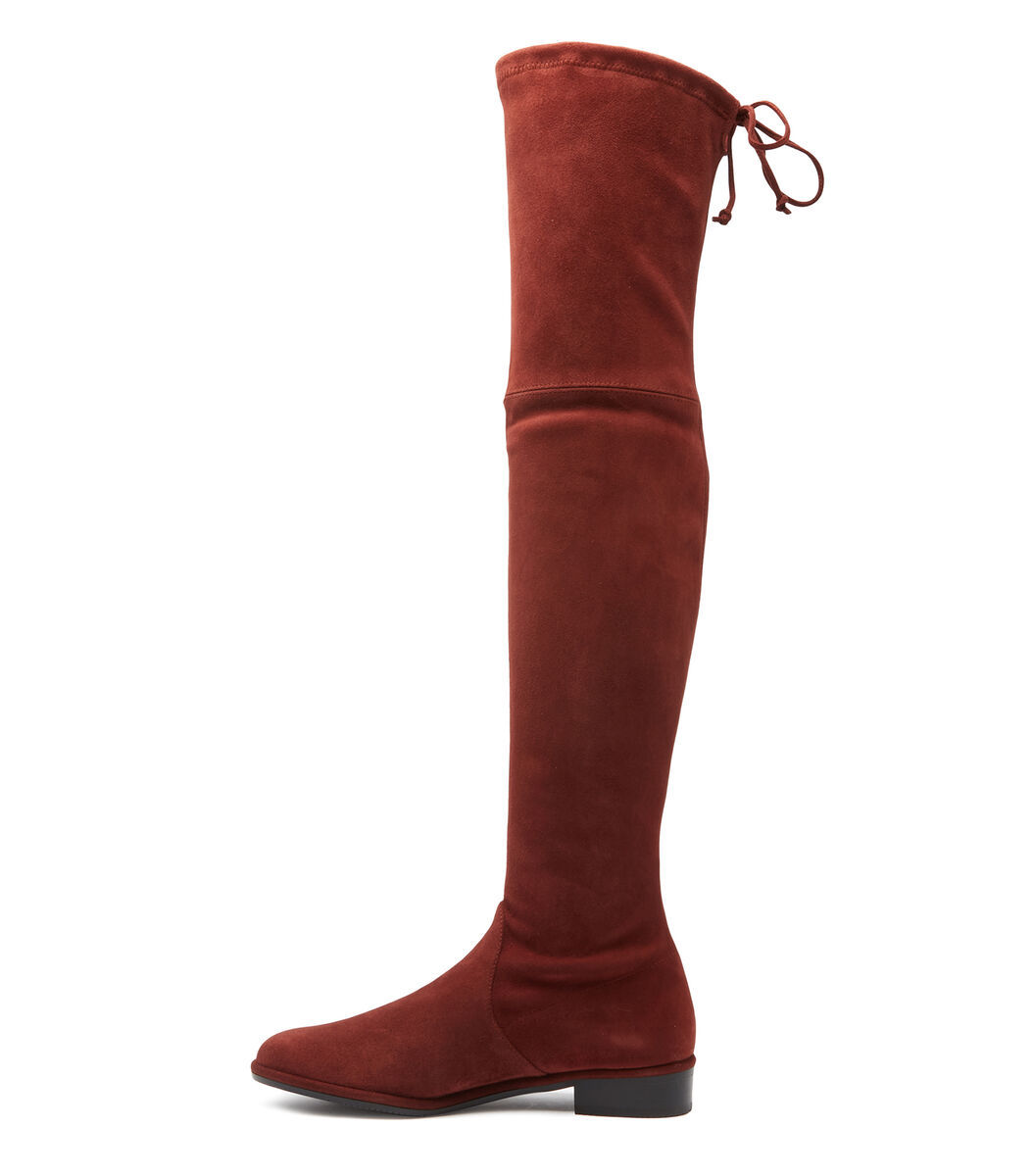 Stuart Weitzman Tie-fastened Knee-length Boots In Brown
