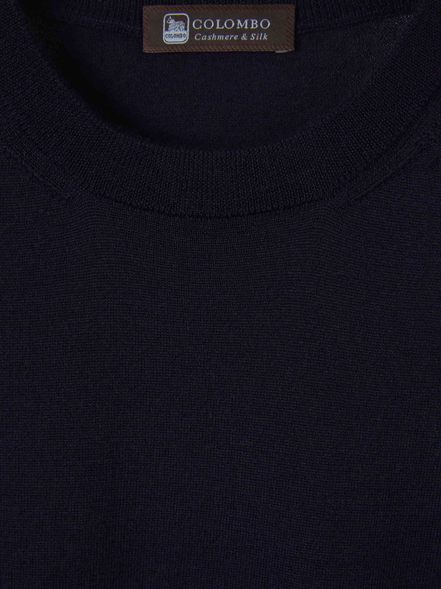 Colombo Cashmere-silk T-shirt In Black