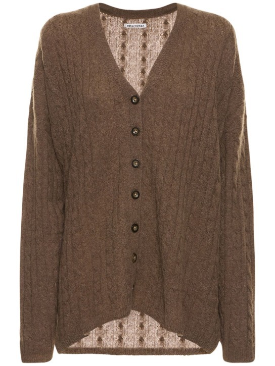 Reformation Giusta Oversize Cashmere Cardigan