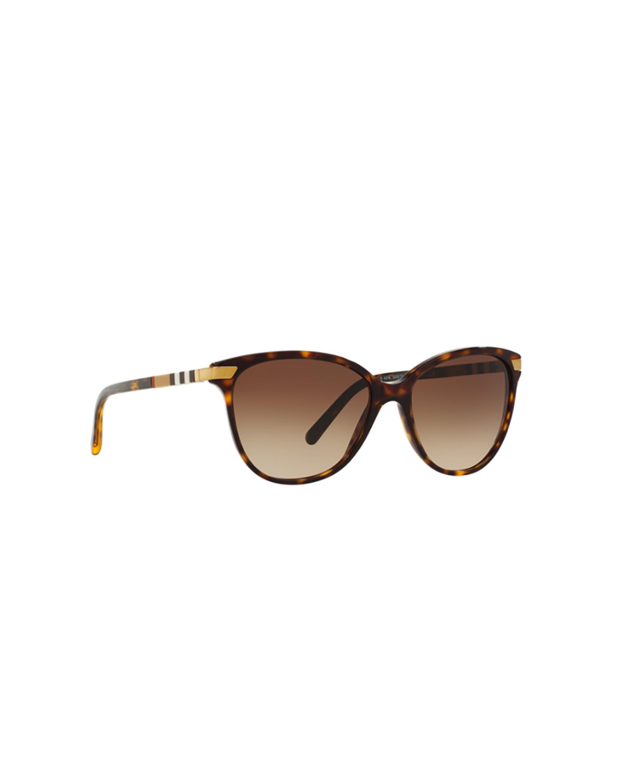 Burberry Womens Be4216 Cat Eye-frame Acetate Sunglasses Brown In Brown