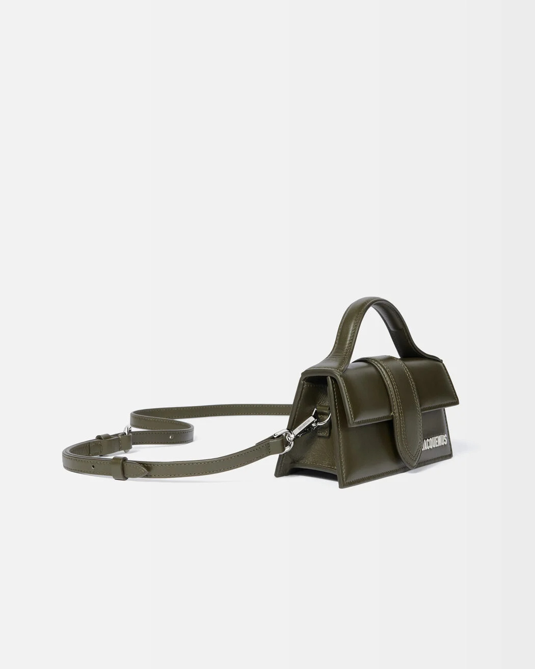 Jacquemus The Bambino Top-handle Leather Tote Bag In Brown
