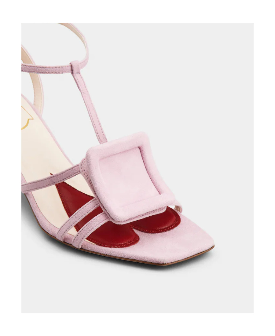 Roger Vivier Virgule Buckle Sandals In Multicolor