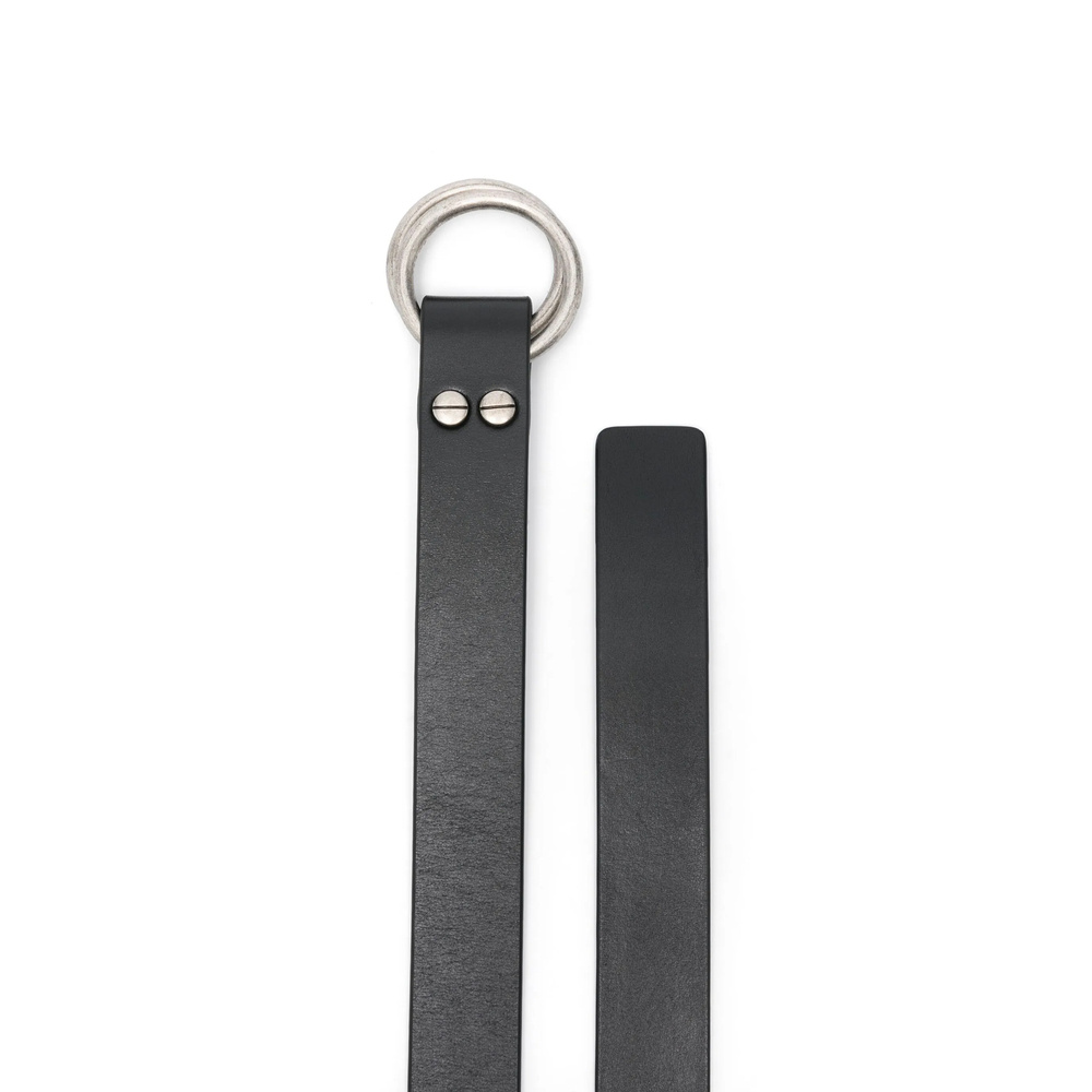 Ann Demeulemeester Adjustable Waist Belt In Black