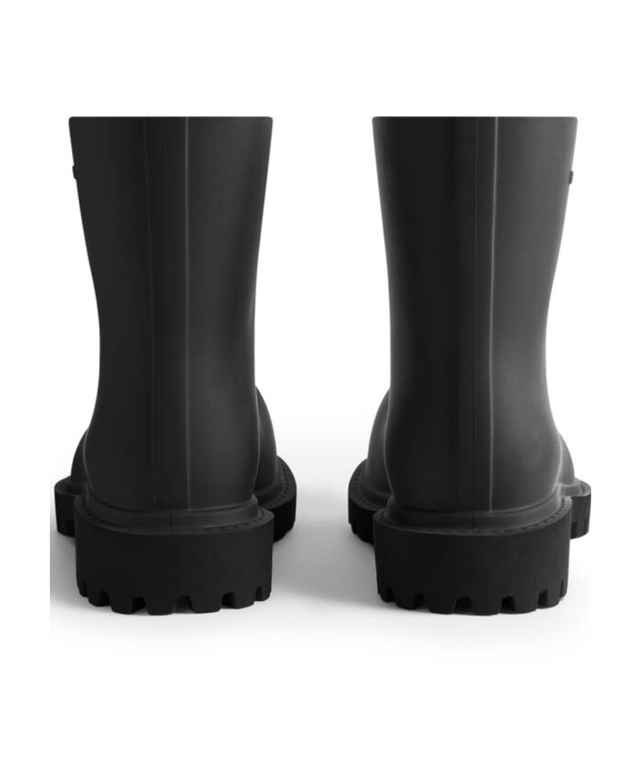 Balenciaga Woman Black Eva Steroid Ankle Boots In Black