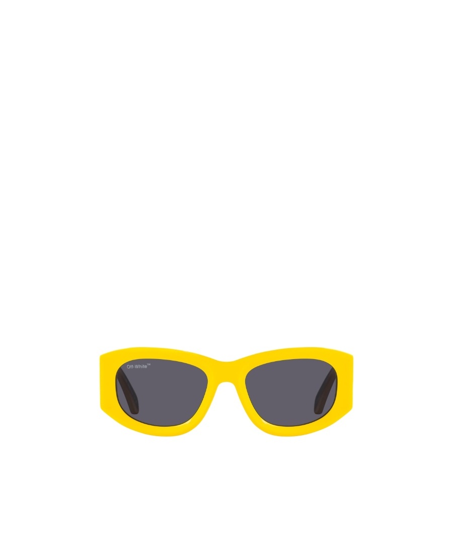 Off-white Logo Sunglasses In Gray