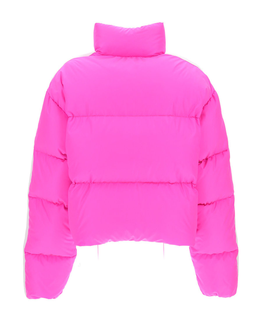 Palm Angels Fuchsia Nylon Down Jacket In Pink