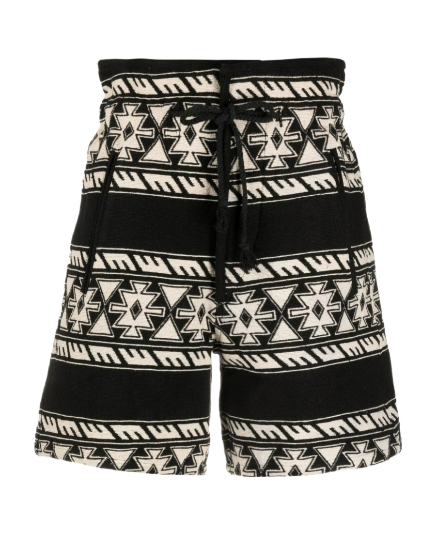 Isabel Marant Étoile Lace Up Shorts In Black