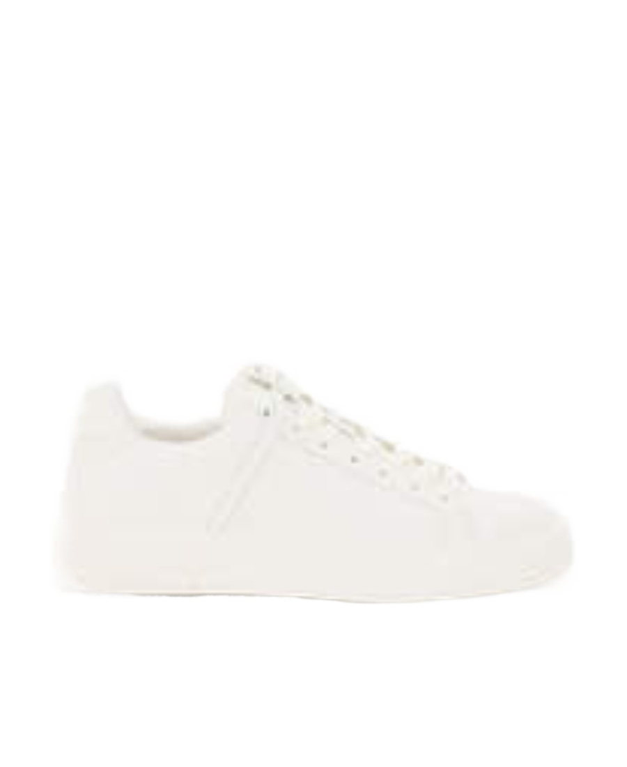 Balmain B Court Low Top Sneakers In White Leather In White