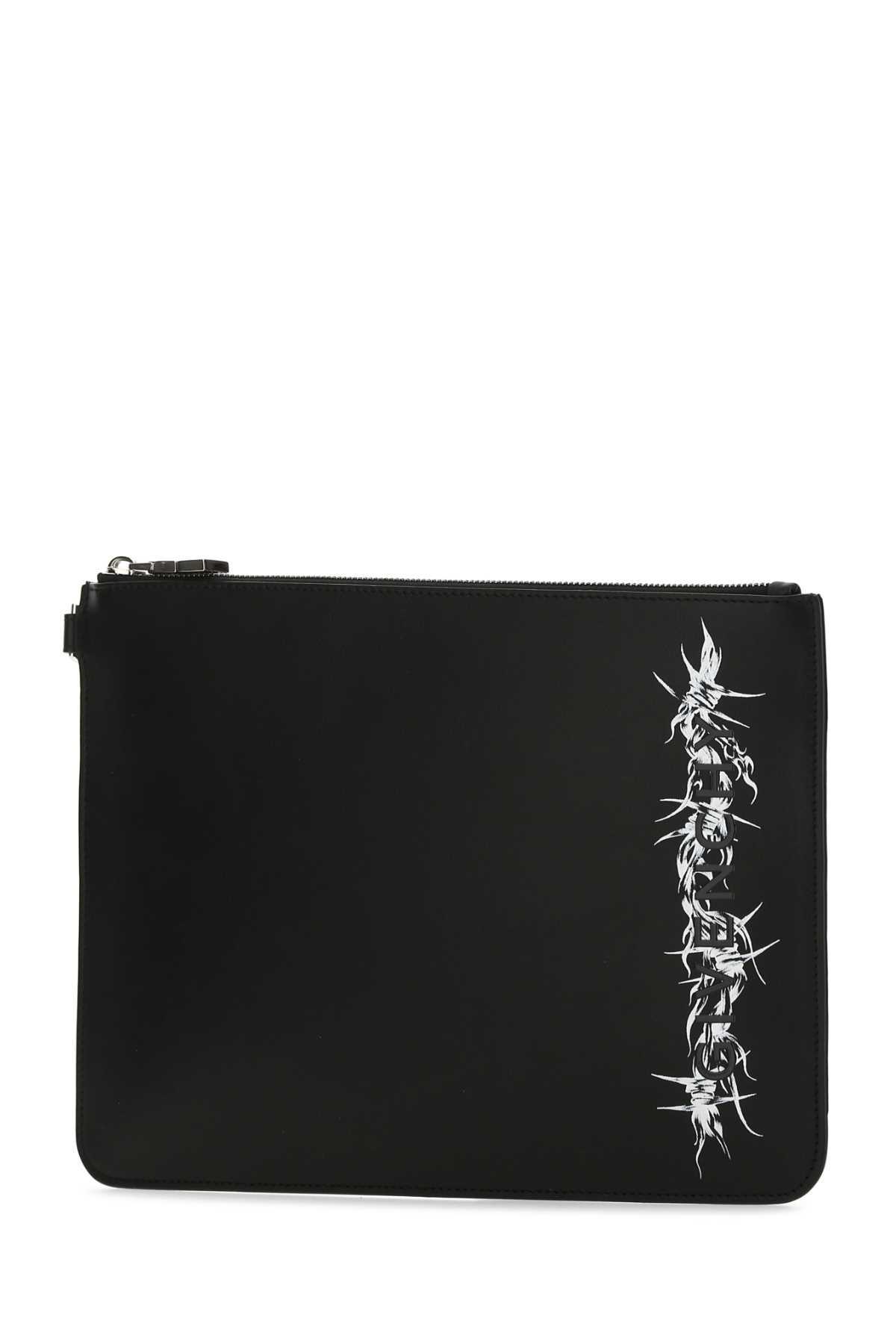 Givenchy Logo-print Leather Wallet In Black