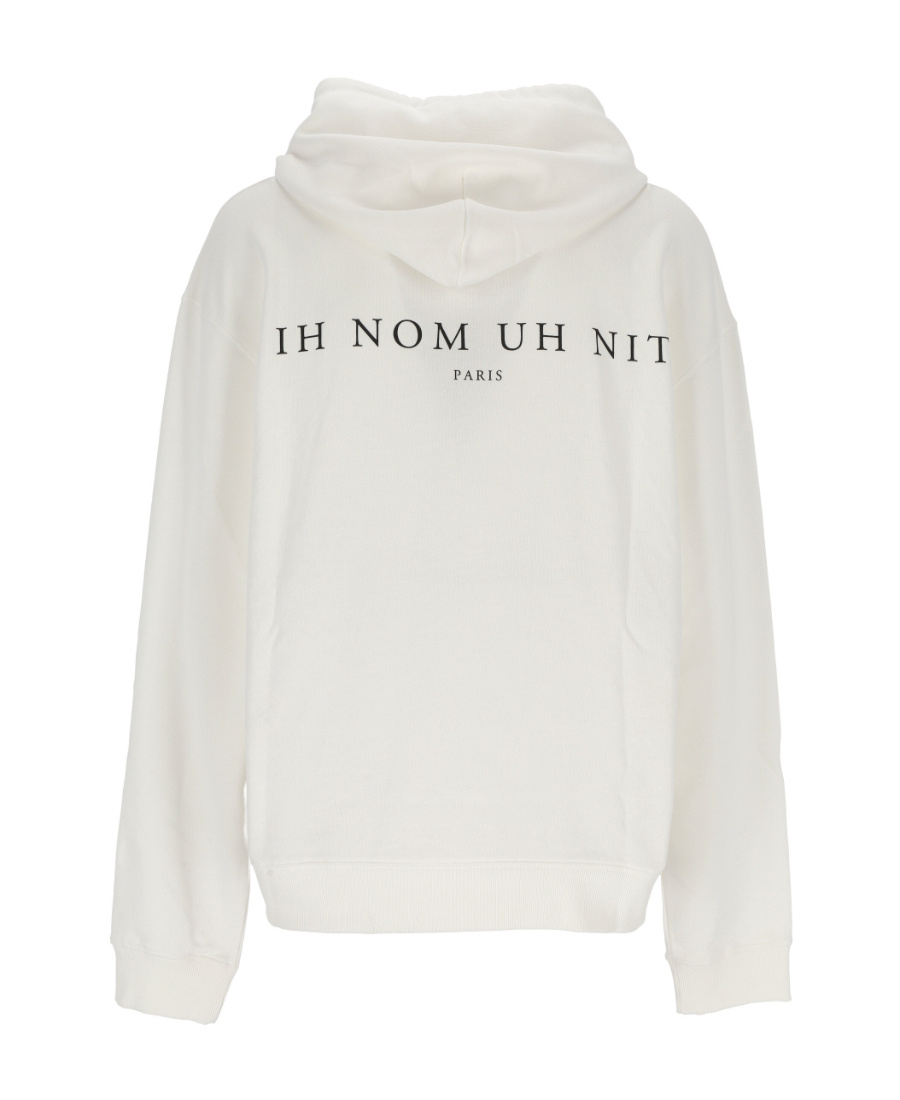 Ih Nom Uh Nit Logo Drawstring Hoodie In White