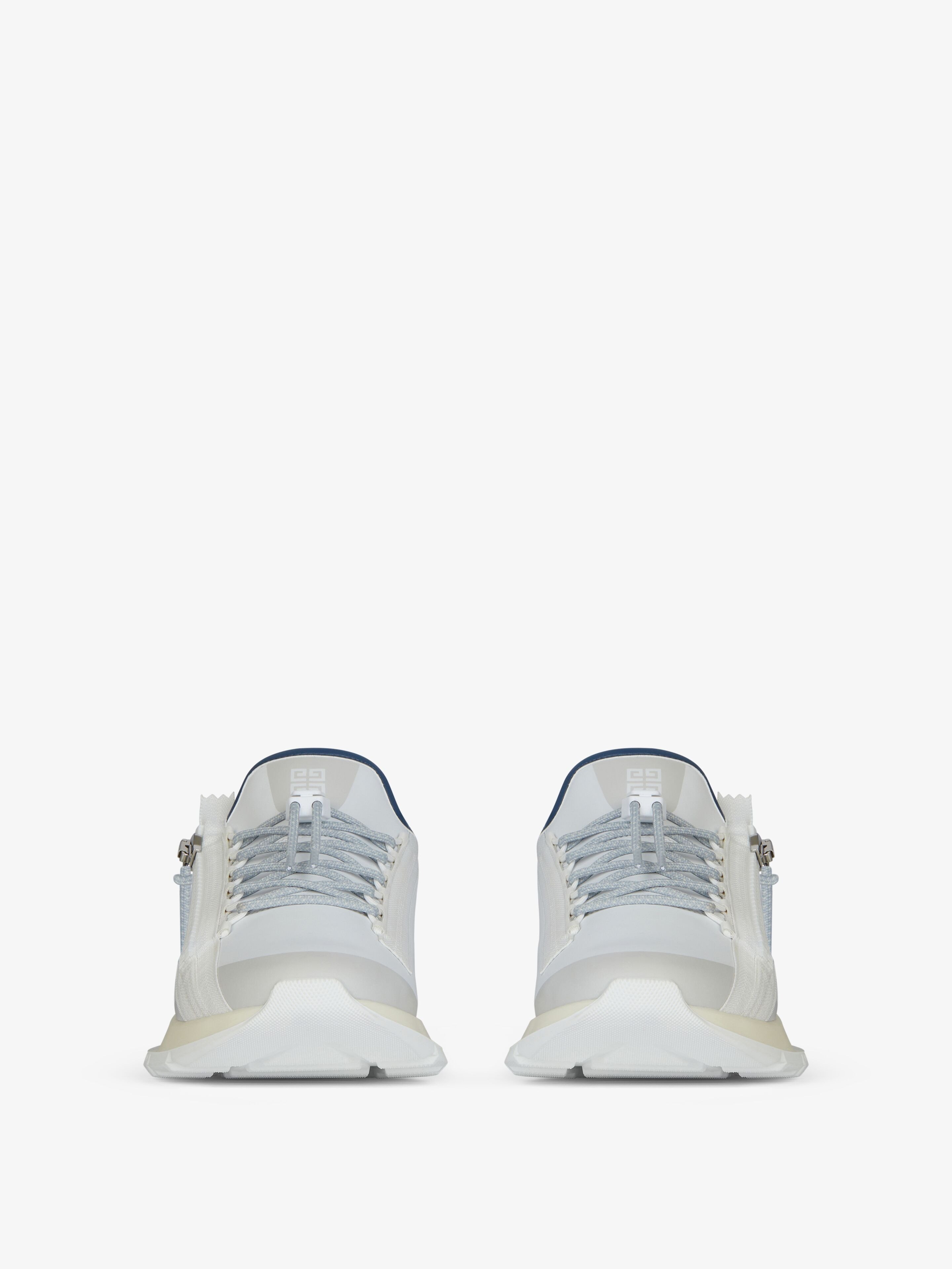 Shop Givenchy Spectre Runner Sneakers In Synthetic Leather And Suede In White