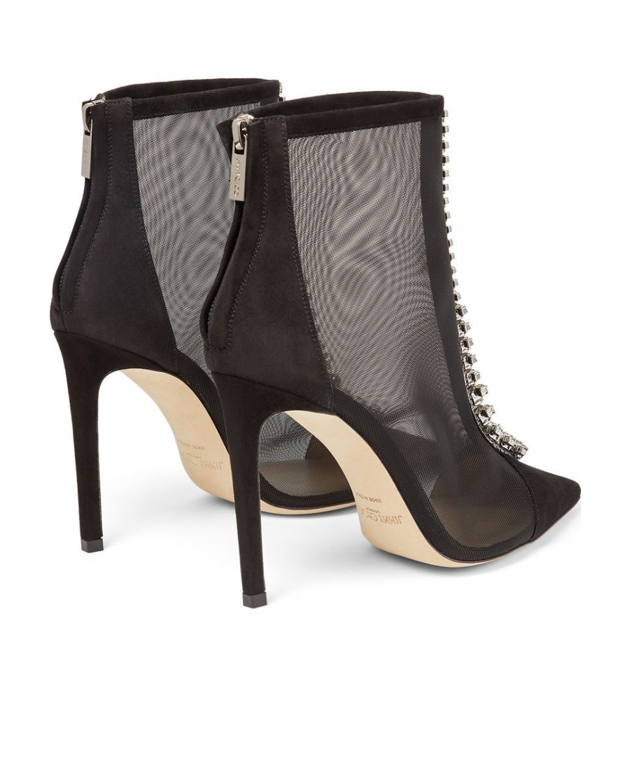 Jimmy Choo Bing 100mm Ankle Boots In Gray