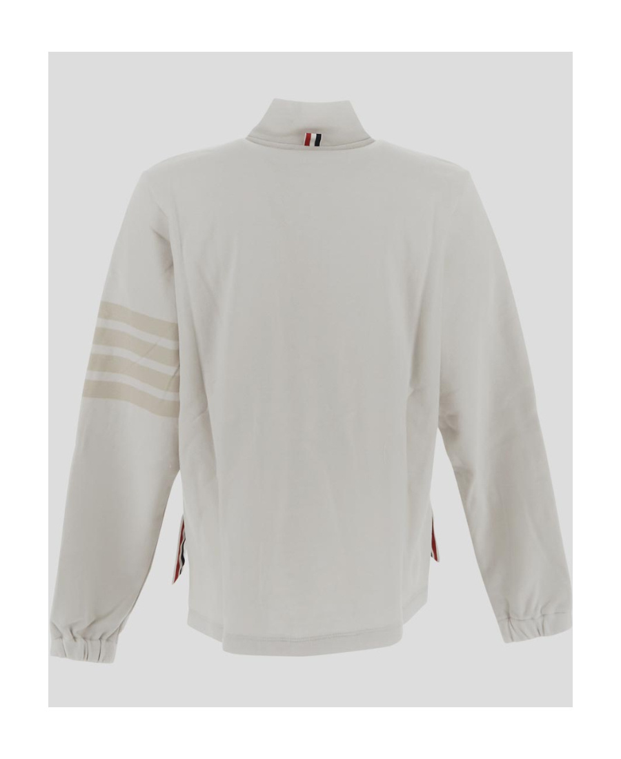 THOM BROWNE 4-BAR STRIPE HALF-ZIP SWEATSHIRT