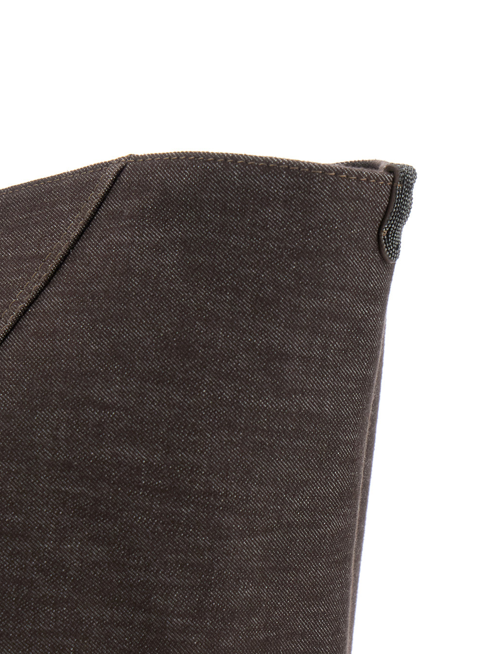 BRUNELLO CUCINELLI STITCHING DETAIL SHOULDER BAG