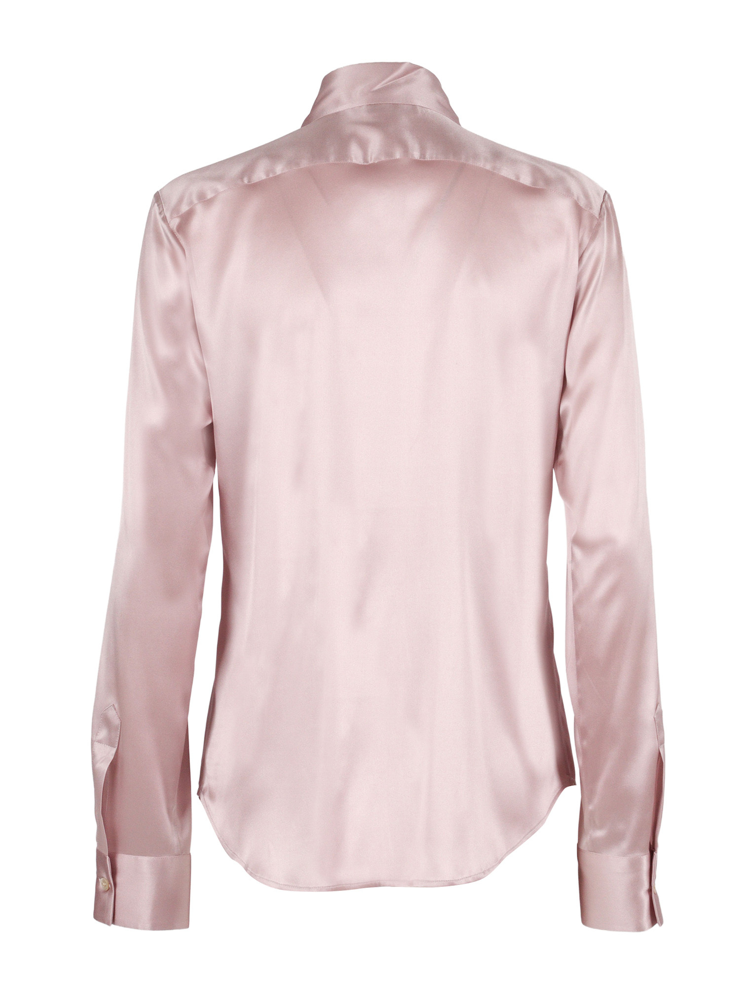 Mazzarelli Button-down Long-sleeved Shirt In Pink