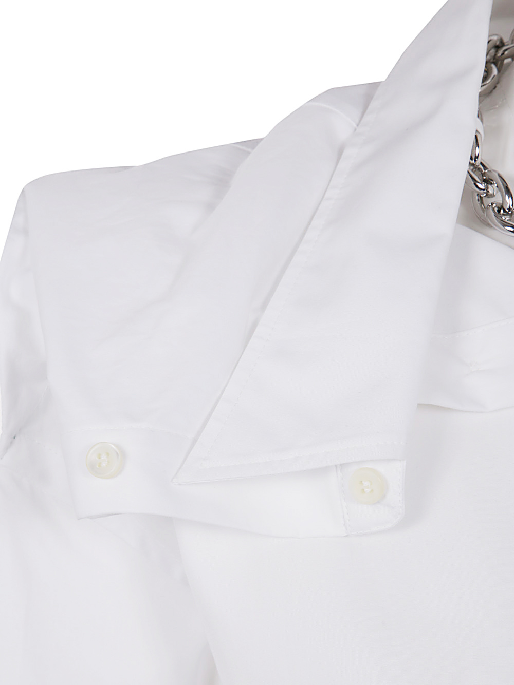 Y/project White Scrunched Shirt In White