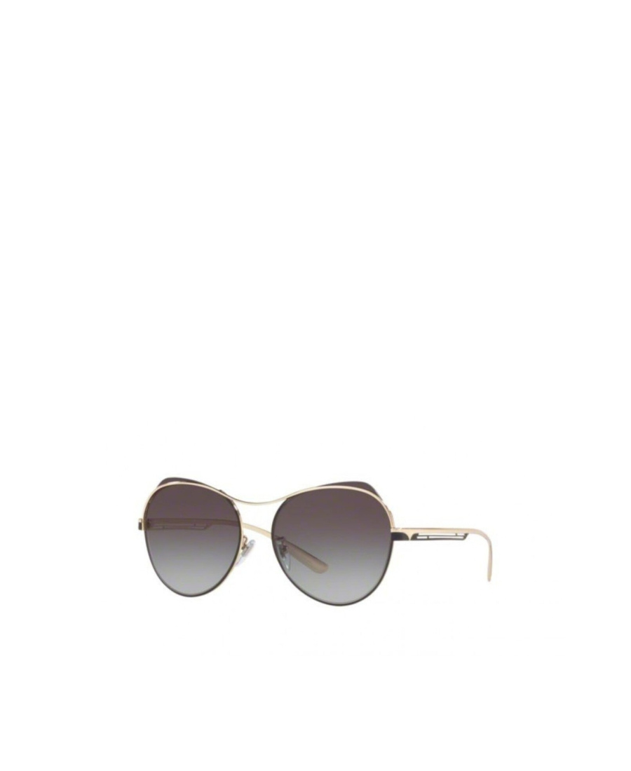 Bvlgari Round Sunglasses In Gray