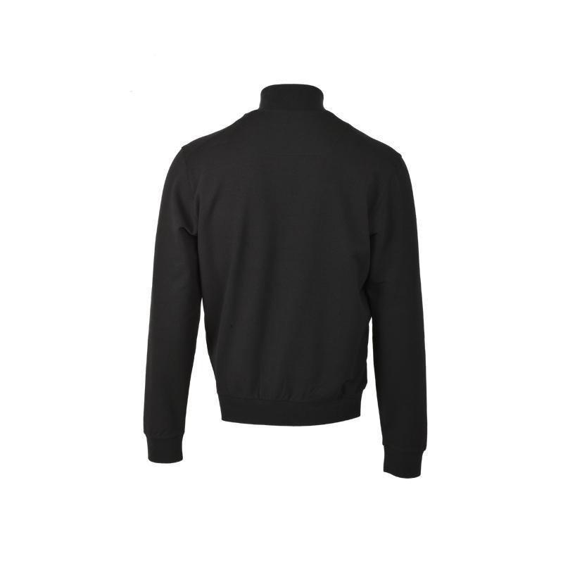 Zegna Sports Zipper Casual Jacket In Black