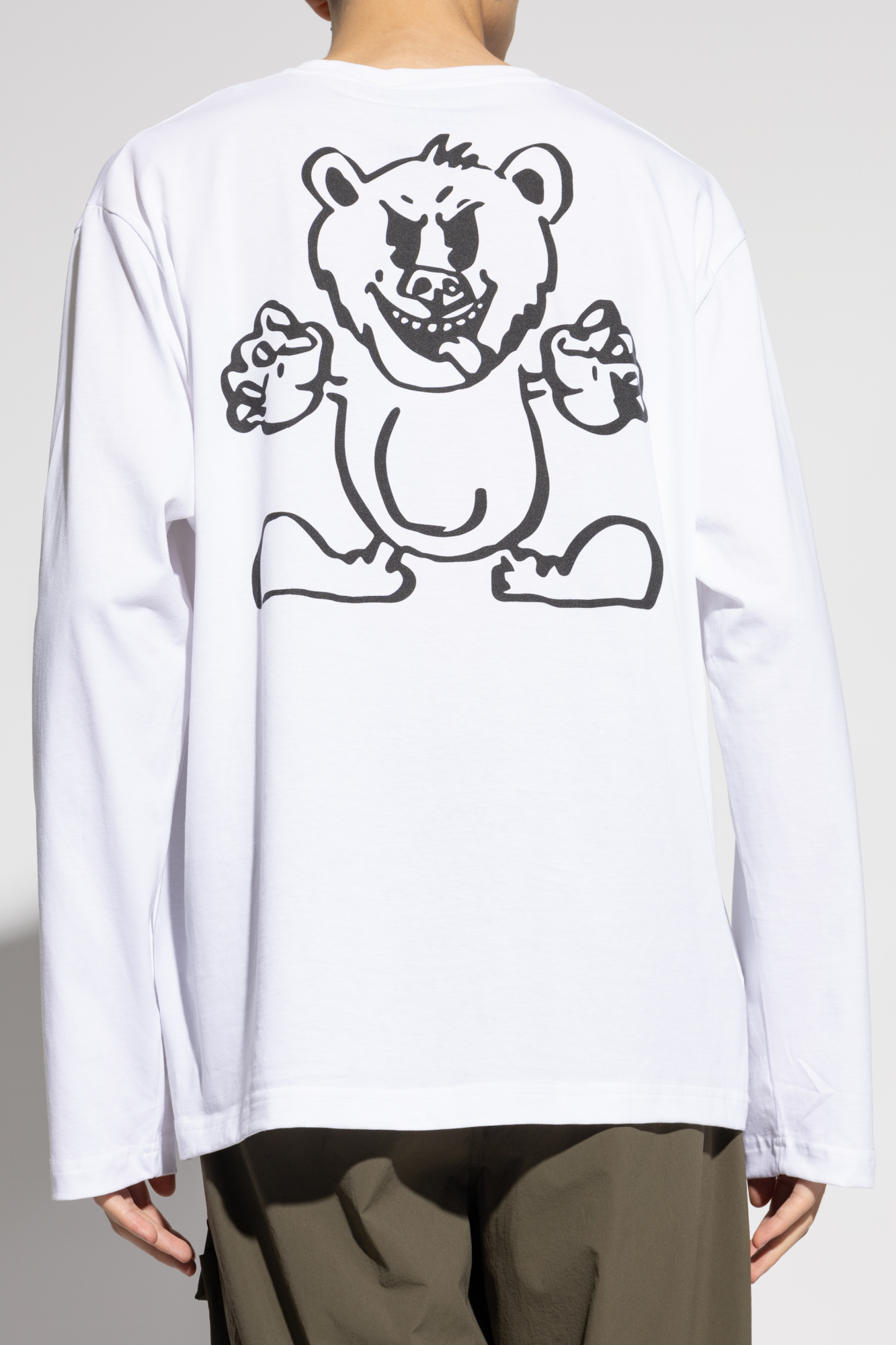 Shop Iceberg Branded T-shirt In White